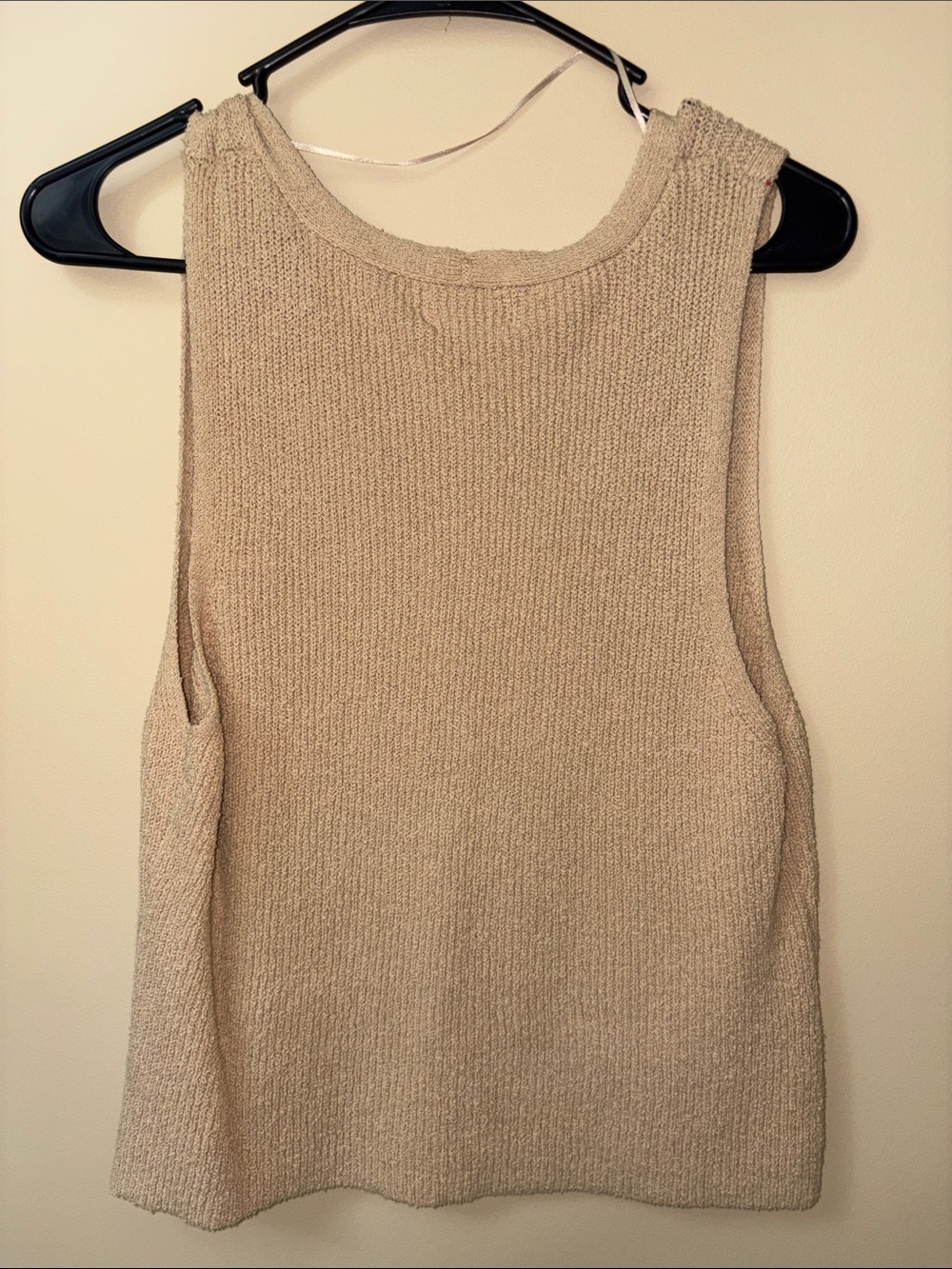 Universal Thread Beige Knit Button-Front Sweater Vest - Picture 5 of 5